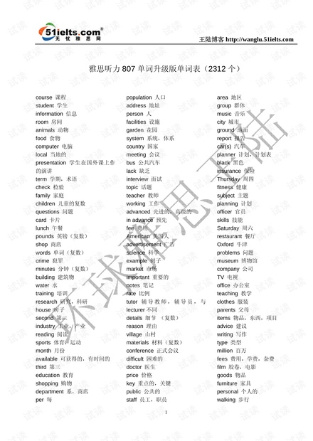 雅思听力词汇最新趋势及其影响分析
